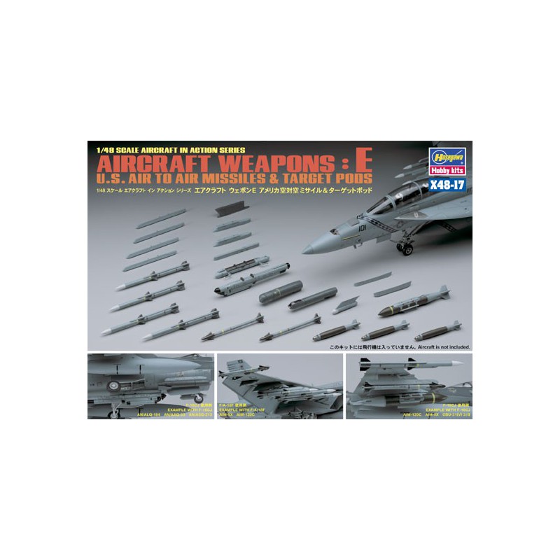 X48-17 Kunststoffflugzeugmodell US-Flugzeugwaffen e | Scientific-MHD