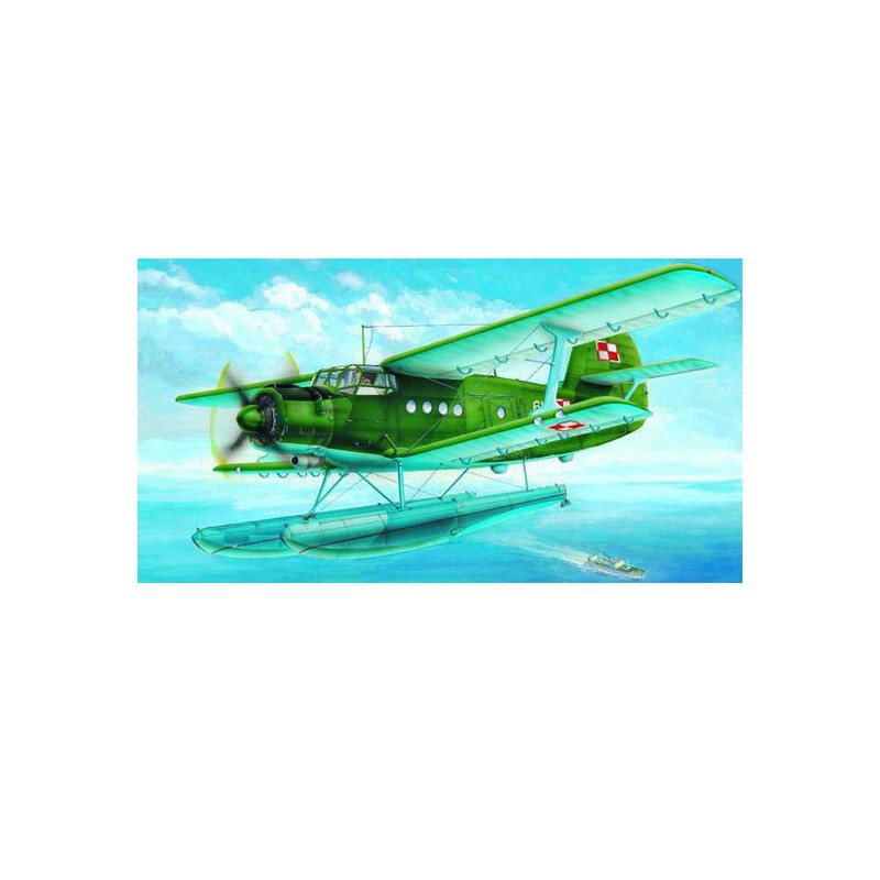 Antonov AN-2V Colt auf Float Plastikebene Modellmodell | Scientific-MHD