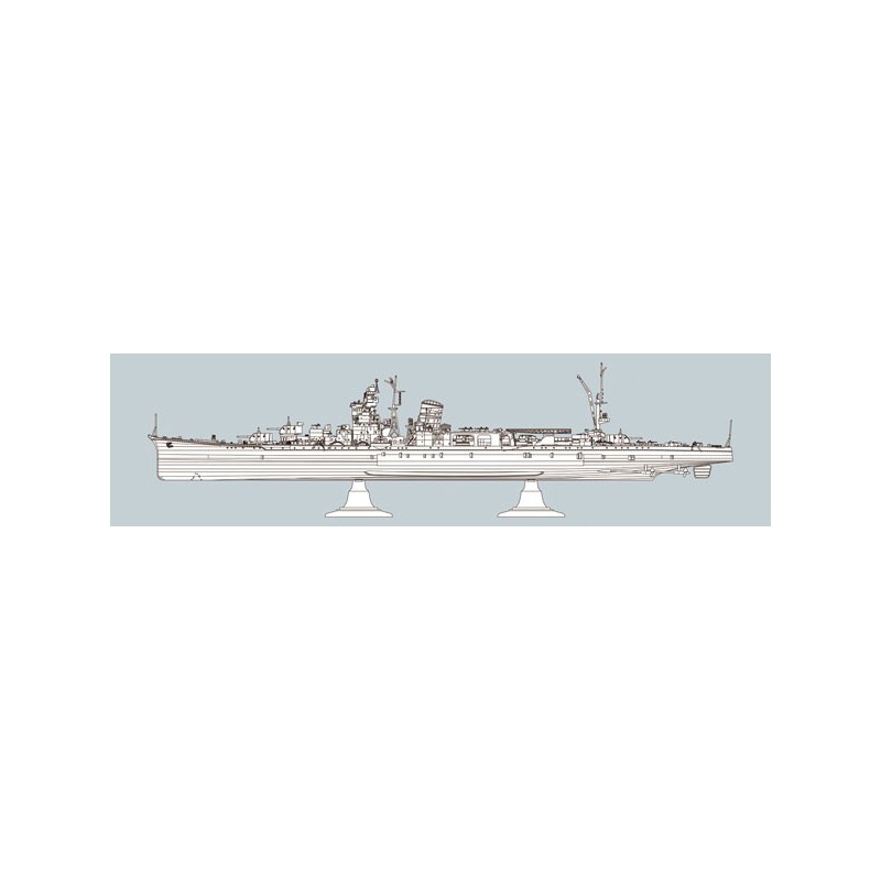 IJN Cruiser Onthiro 1/350 Plastikbootmodell | Scientific-MHD