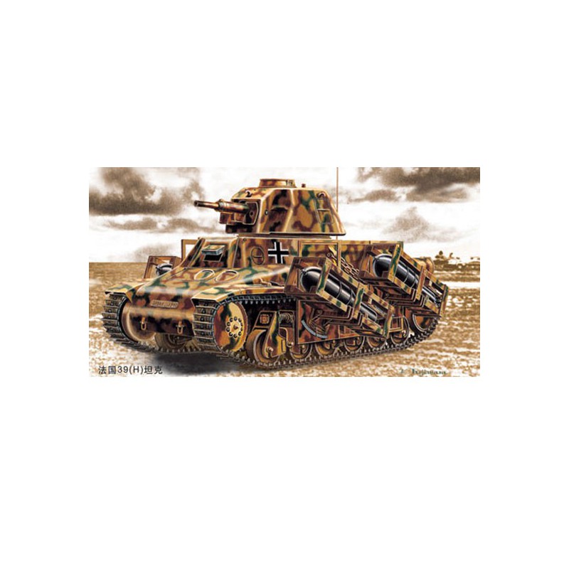Kunststofftankmodell Frankreich 39 (h) Tank SA 38 | Scientific-MHD