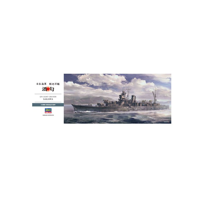 IJN Light Cruiser Sakawa Plastikbootmodell | Scientific-MHD