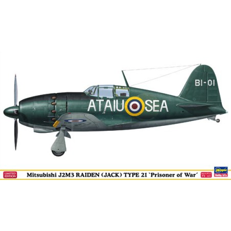 Plastikflugzeug Modell J2M3 Kriegsgefangener 1/48 | Scientific-MHD Plastikflugzeug Modell J2M3 Kriegsgefangener 1/48 | Scientific-MHD