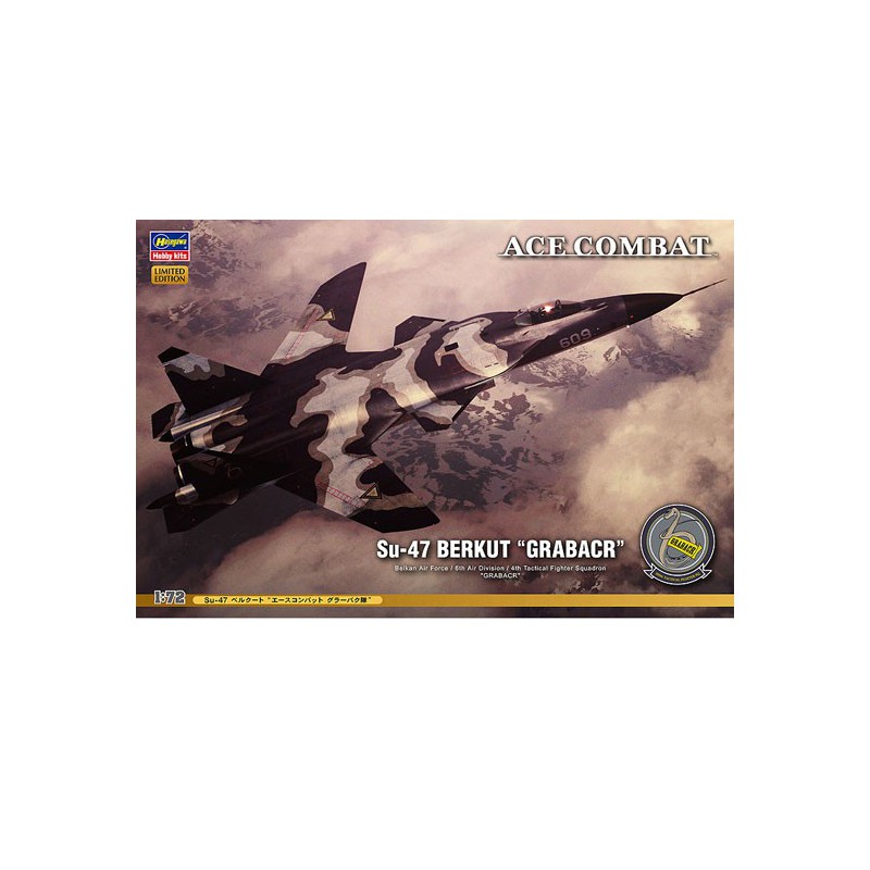 Kunststoffplattformmodell SU-47 Berkut Ace Combat Grabacr 1/72 | Scientific-MHD