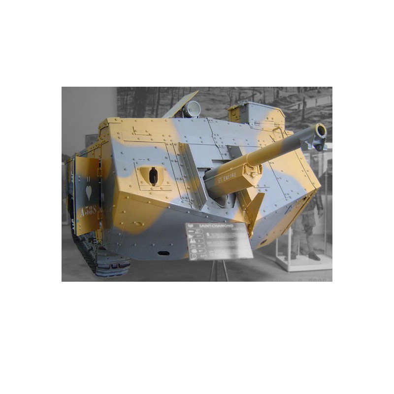 Saint Chamond H. Panzer erster Tag 1/35 Kunststofftankmodell | Scientific-MHD