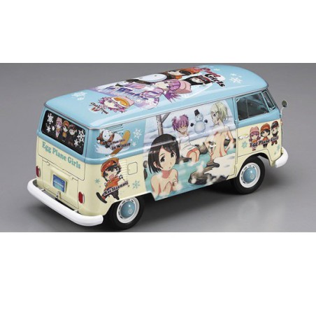 VW Combi Plastik Carquette Total Egg Girls 1/24 | Scientific-MHD