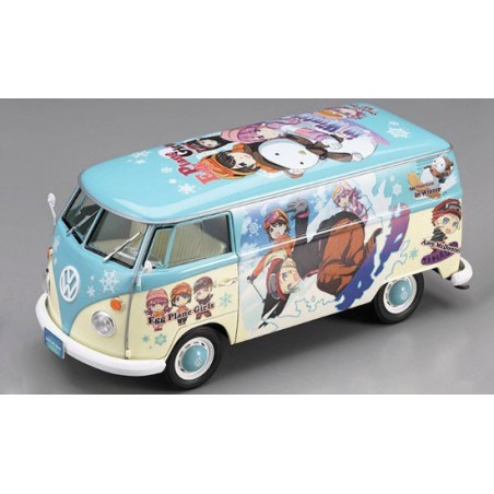 VW Combi Plastik Carquette Total Egg Girls 1/24 | Scientific-MHD