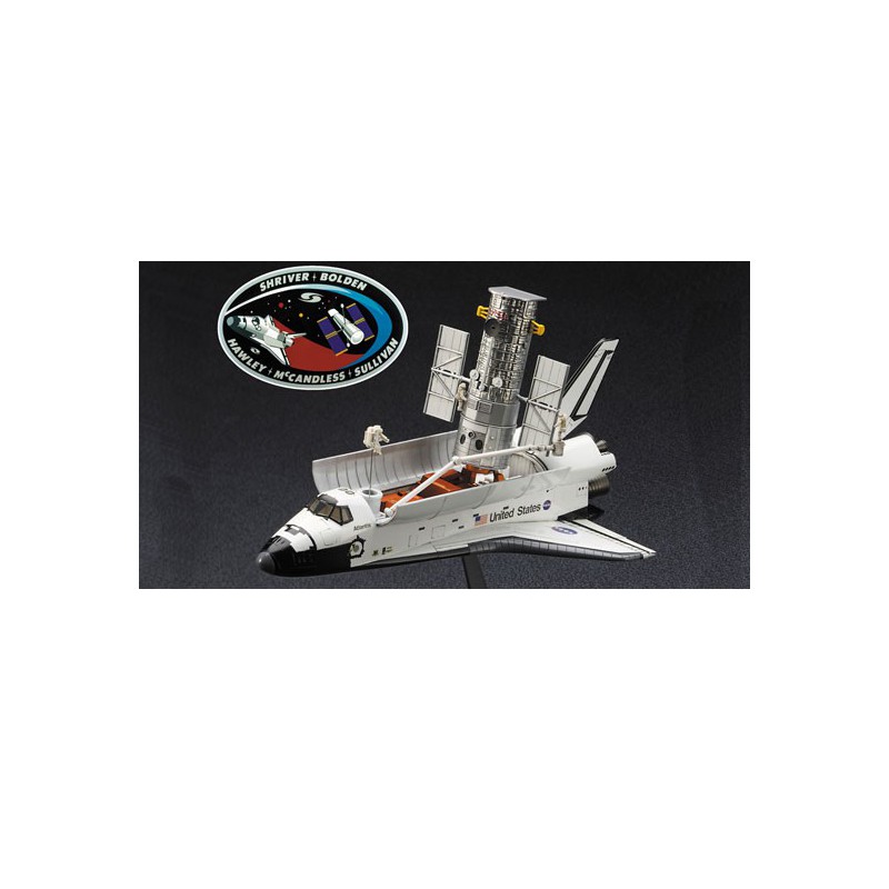 Hubble Plastikflugzeugmodell + Space Shuttle + Astronauten 1/200 | Scientific-MHD