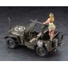 1/4 LKW + Blondes Mädchen 1/24 Plastikautoabdeckung | Scientific-MHD