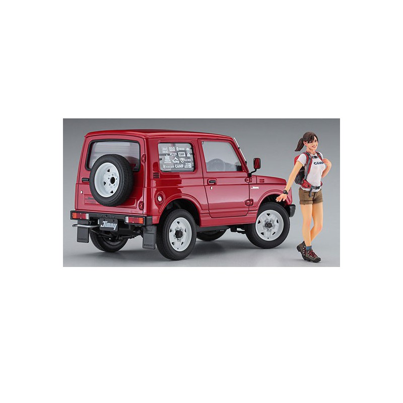 Suzuki Jimny+ Mädchen 1/24 Plastikautoabdeckung | Scientific-MHD