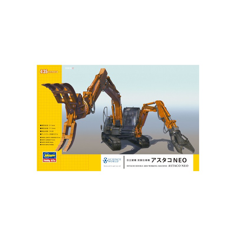 Hitachu Astaco Neo 1/35 Plastik -LKW -Modell | Scientific-MHD