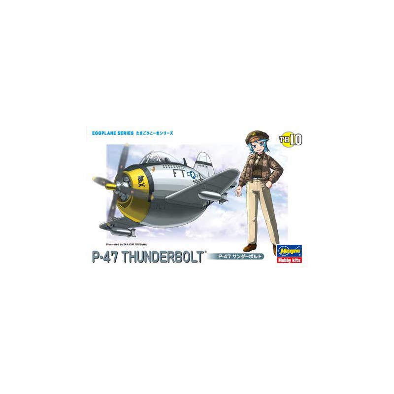 Ei-Kunststoff-Flugzeugmodell P-47 Thunderbolt | Scientific-MHD