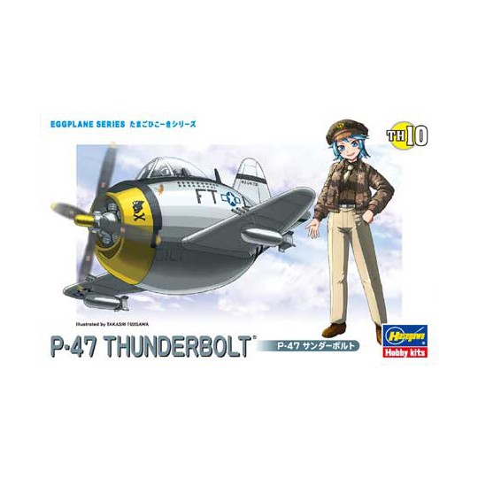 Ei-Kunststoff-Flugzeugmodell P-47 Thunderbolt | Scientific-MHD