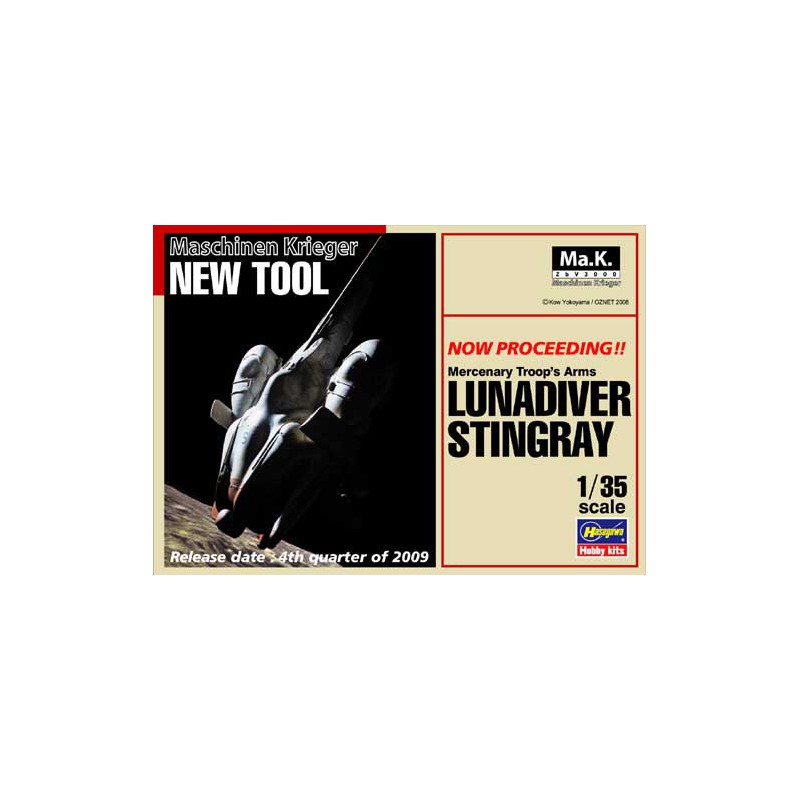 Lunadiver Stingray 1/35 Plastic Science -Fiction -Modell | Scientific-MHD