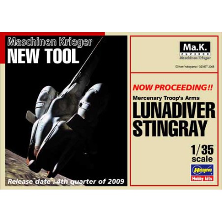 Lunadiver Stingray 1/35 Plastic Science -Fiction -Modell | Scientific-MHD Lunadiver Stingray 1/35 Plastic Science -Fiction -Modell | Scientific-MHD