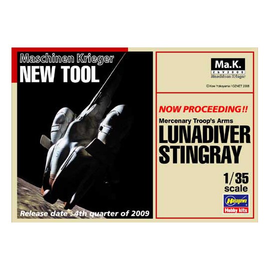 Lunadiver Stingray 1/35 Plastic Science -Fiction -Modell | Scientific-MHD