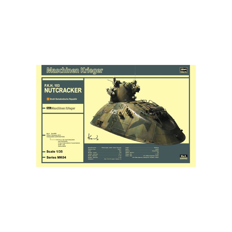 Plastic Science -Fiction -Modell P.K.H. 103 Nussknacker 1/35 | Scientific-MHD
