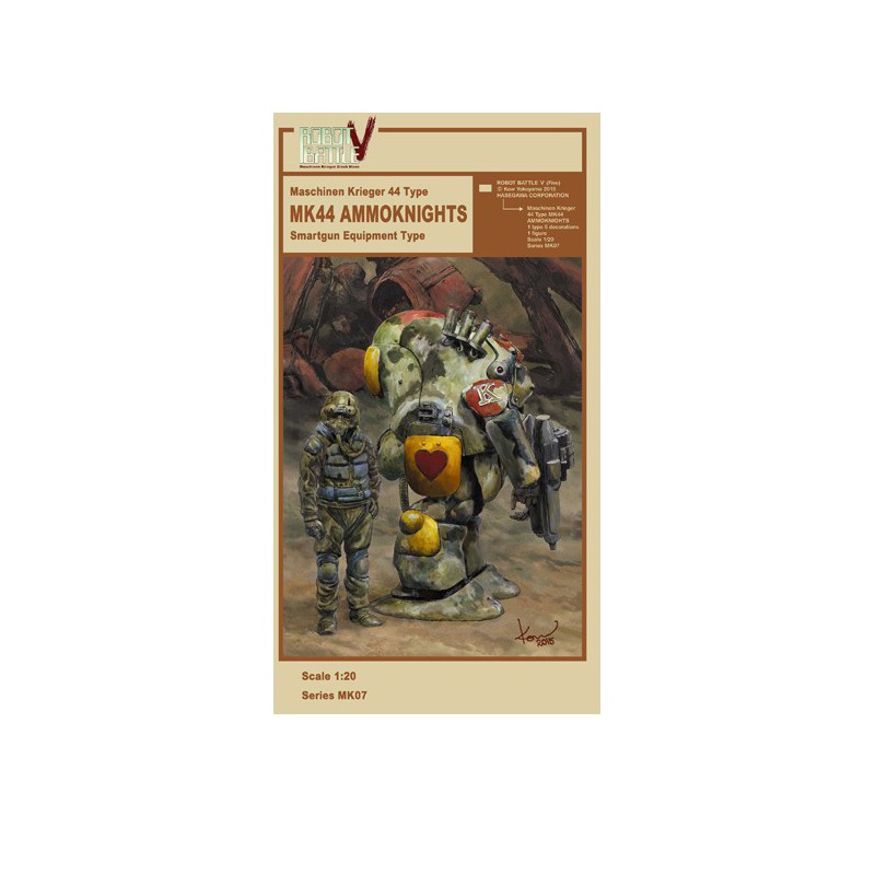 Krieger 44 Roboter 1/20 Plastic Science Fiction Model | Scientific-MHD