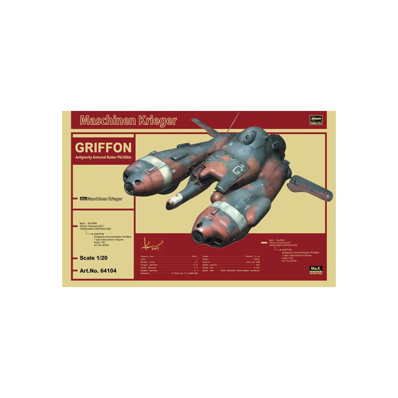 PKF Plastic Science -Fiction -Modell. 85bis Griffon 1/20 | Scientific-MHD