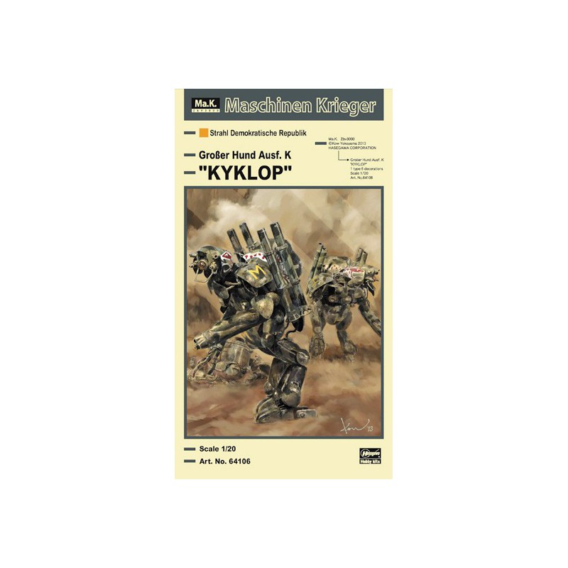 Kyklop Großer Ausf Plastic Science -Fiction -Modell. K1/20 | Scientific-MHD