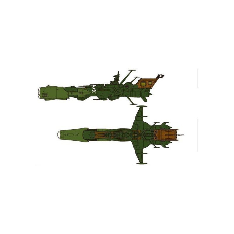 Science -Fiction -Modell im Piratenschlachtschiff Plastik 1/1500 | Scientific-MHD