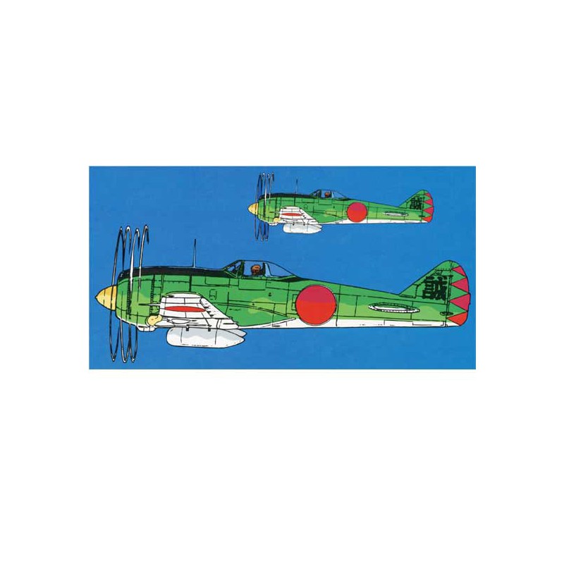 Kunststoffebene Modell Ki44 Shoki 1/48 | Scientific-MHD