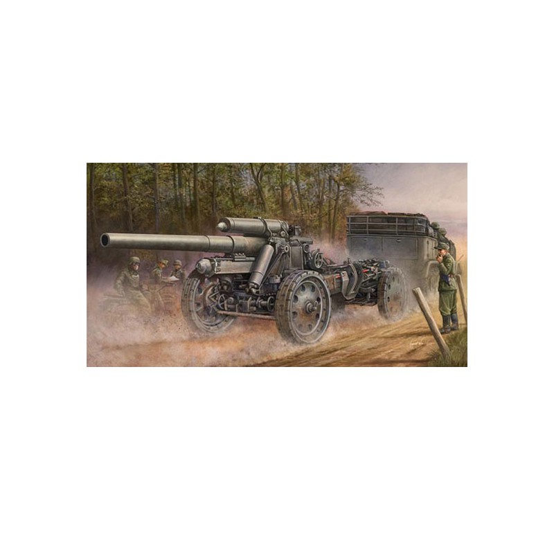 Kunststofftankmodell Deutsch 15 cm s.fh 18 Feld Haubitze | Scientific-MHD