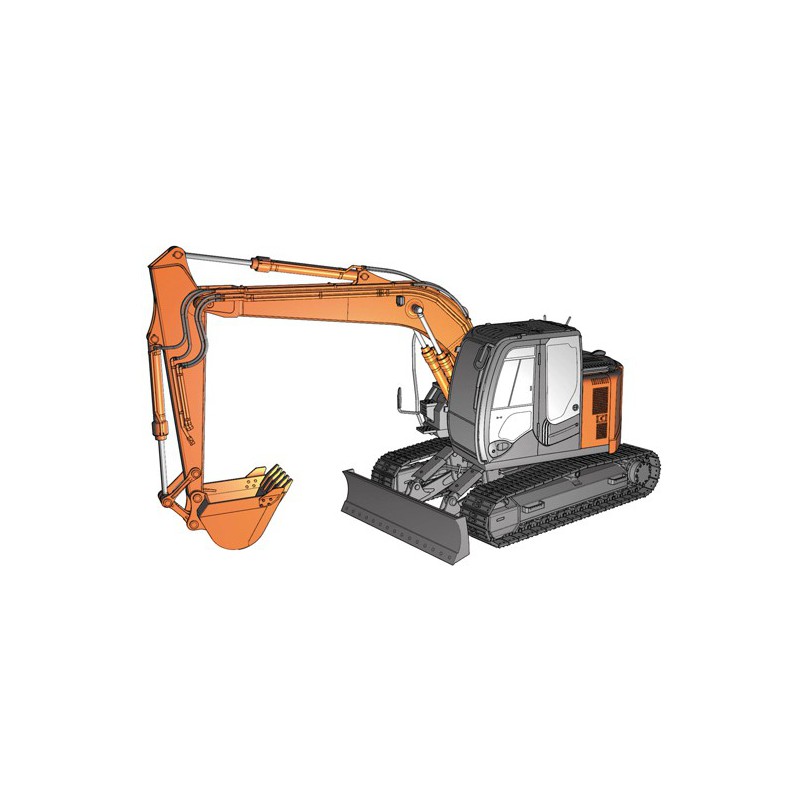 Hitachi Bagger 1/35 Plastik -LKW -Modell | Scientific-MHD