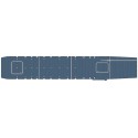 Plastikbootmodell USS Gambier Bay Holzbrücke | Scientific-MHD Plastikbootmodell USS Gambier Bay Holzbrücke | Scientific-MHD