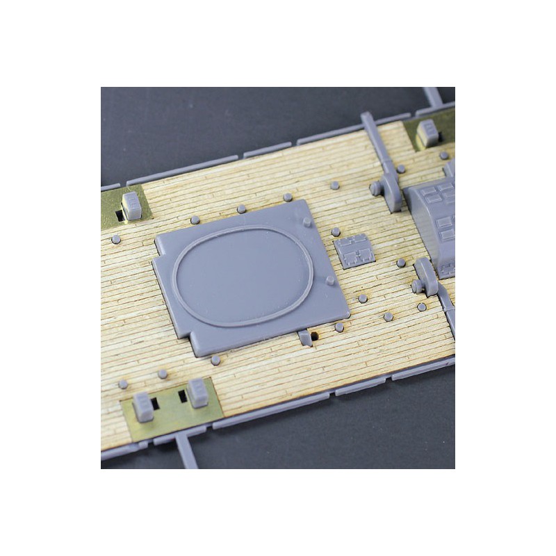 Plastikbootmodell Brücke Brücke Impanat Holz für Z28 | Scientific-MHD