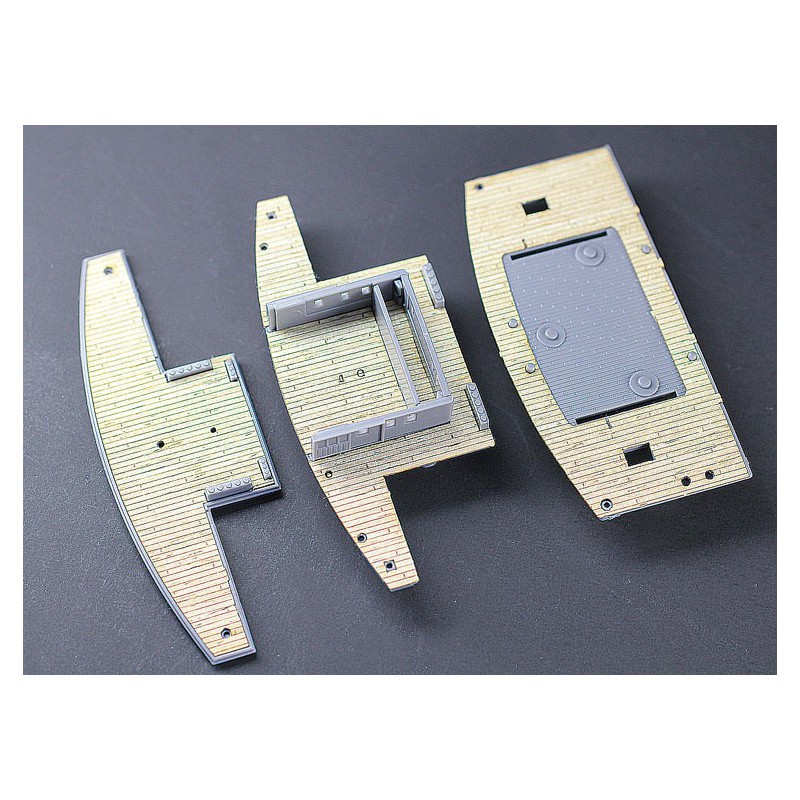 Plastikbootmodell Brücke Brücke Impanat Holz für Z28 | Scientific-MHD