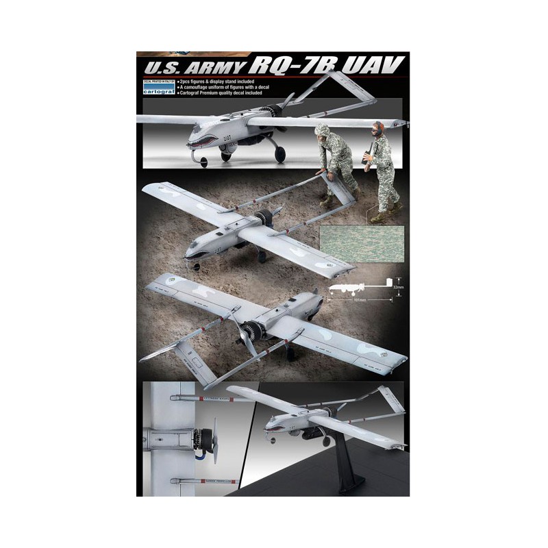 Kunststoff-Kunststoffmodell US Army RQ-7B UAV 1/35 | Scientific-MHD