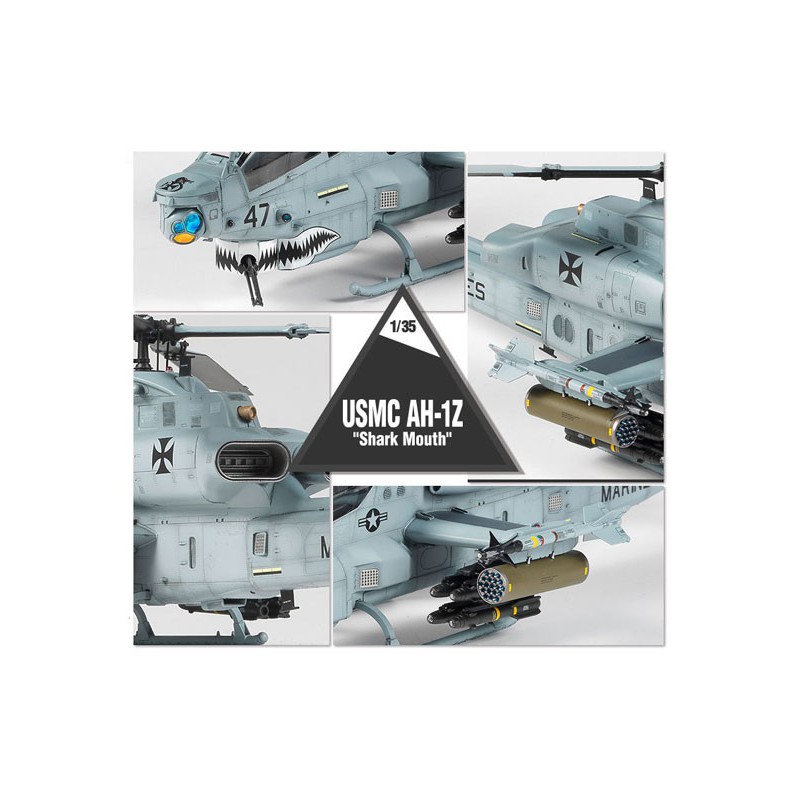 USMC AH-1Z Haifisch Mund 1/35 Plastikhubschraubermodell | Scientific-MHD
