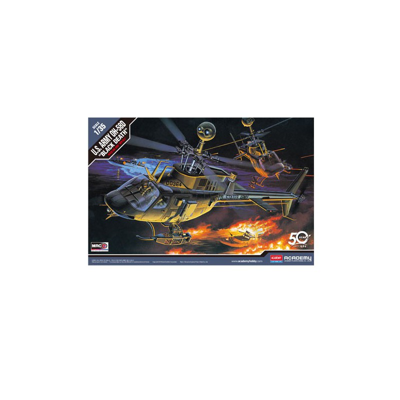 Plastikhubschraubermodell OH-58D Schwarzer Tod 1/35 | Scientific-MHD