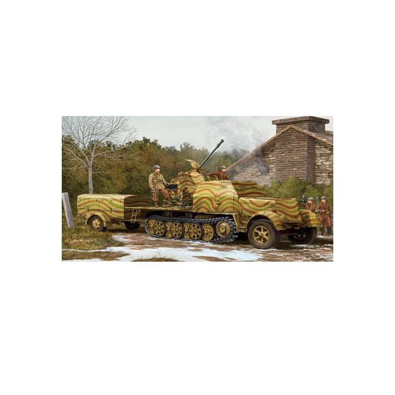 Deutsches Kunststofftankmodell 3.7cm Flak 43 | Scientific-MHD