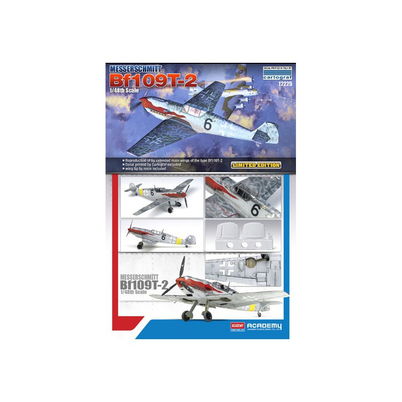 Messerschmitt BF109T-2 1/48 Kunststoffebene Modell | Scientific-MHD