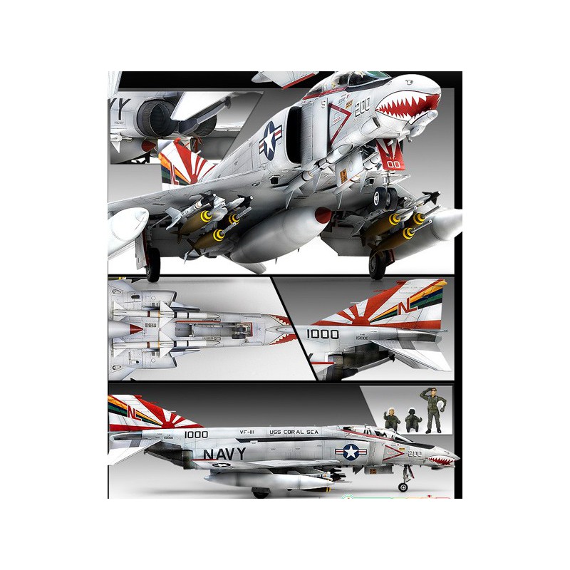 Kunststoffebene Modell F-4B Phantom MCP 1/48 | Scientific-MHD