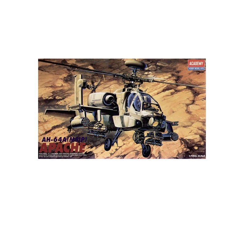 Kunststoffhubschraubermodell AH-64A Apache 1/72 | Scientific-MHD