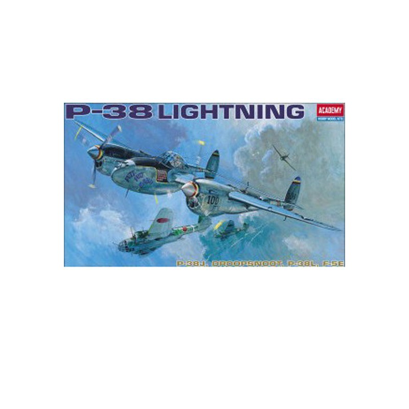 P-38 E/J/L Lightning 1/48 Kunststoffebene Modell | Scientific-MHD