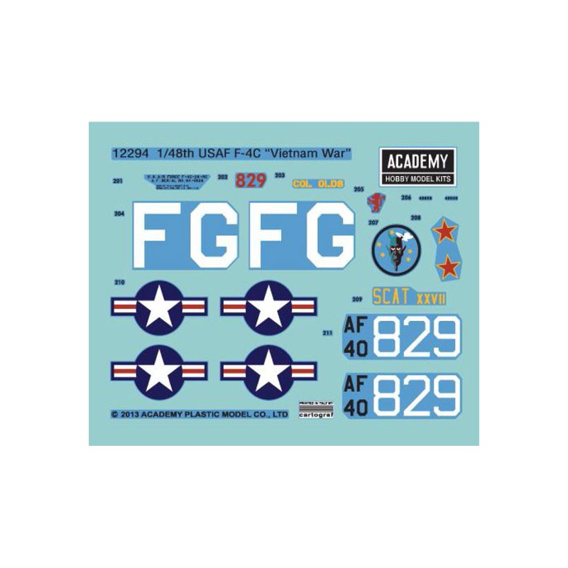 USAF F-4C Vietnam 1/48 Kunststoffebene Modell | Scientific-MHD USAF F-4C Vietnam 1/48 Kunststoffebene Modell | Scientific-MHD