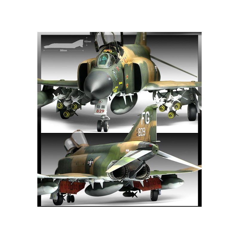 USAF F-4C Vietnam 1/48 Kunststoffebene Modell | Scientific-MHD USAF F-4C Vietnam 1/48 Kunststoffebene Modell | Scientific-MHD