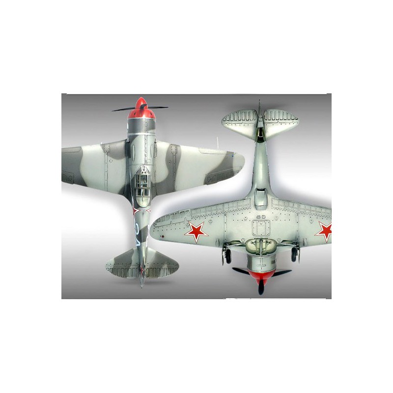 Lavochkin Plastikflugzeug Modell LA-7 Russische Asse 1/72 | Scientific-MHD