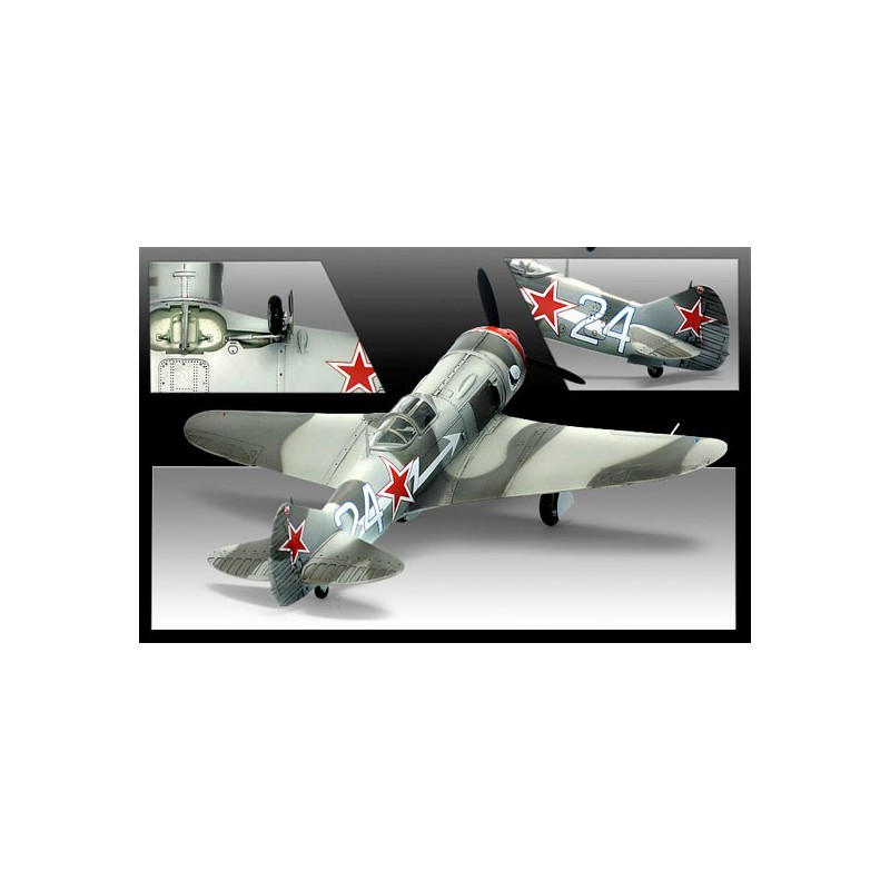 Lavochkin Plastikflugzeug Modell LA-7 Russische Asse 1/72 | Scientific-MHD