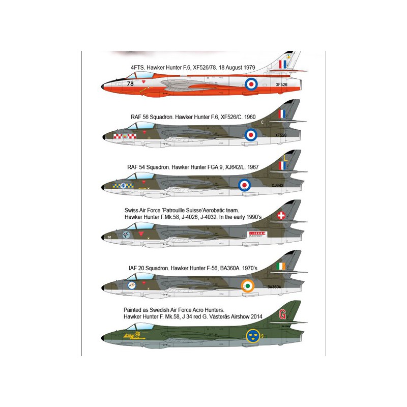 RAF & Export H. Hunter Plastikmodell 1/48 | Scientific-MHD RAF & Export H. Hunter Plastikmodell 1/48 | Scientific-MHD