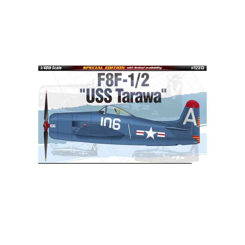 F8F-1 USS Tarawa 1/48 Kunststoffebene Modell | Scientific-MHD