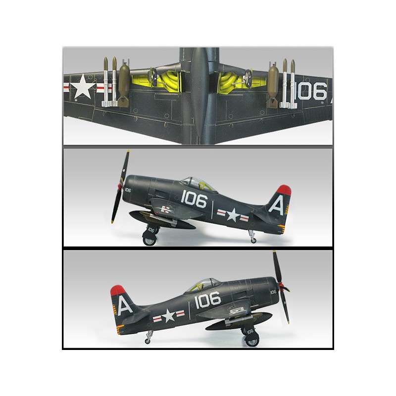 F8F-1 USS Tarawa 1/48 Kunststoffebene Modell | Scientific-MHD