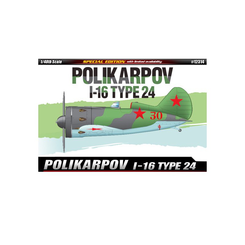 Polikarpov Kunststoff Modell I-16 T.24 1/48 | Scientific-MHD