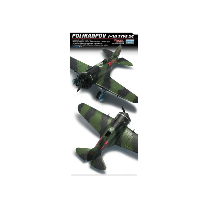 Polikarpov Kunststoff Modell I-16 T.24 1/48 | Scientific-MHD