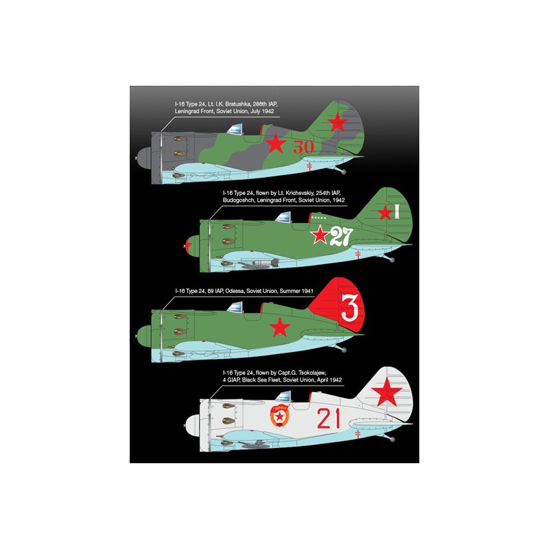 Polikarpov Kunststoff Modell I-16 T.24 1/48 | Scientific-MHD