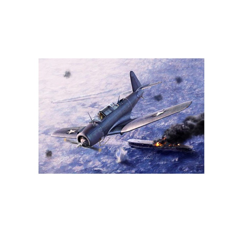 SB2U-3 Kunststoffebene Modell Vindicator 1/48 | Scientific-MHD