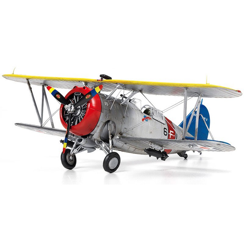 USN F3F-2 Plastikflugzeugmodell VF-6 Kämpfe sechs 1/48 | Scientific-MHD